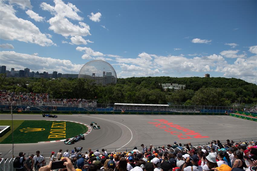 Montreal Canada F1 track